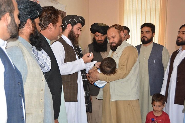 The nationwide polio vaccination campaign for children was started during a ceremony in Kunduz.