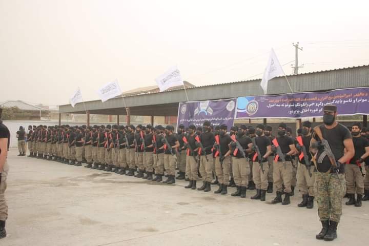 150 National Police officers graduated after a training session in Kunduz province