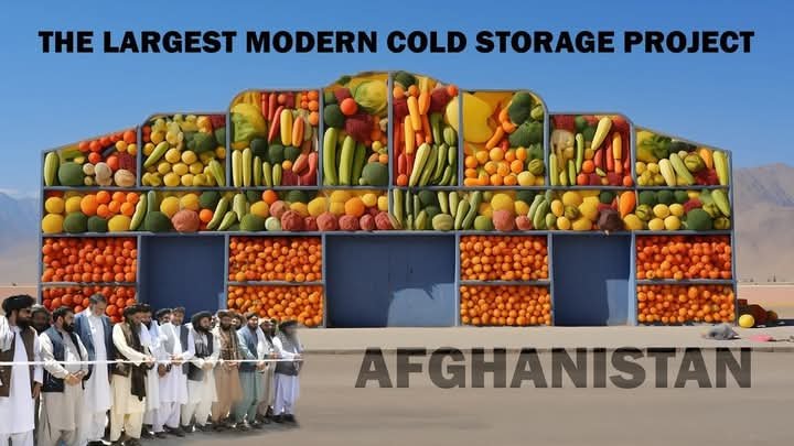 China builds 3 cold rooms for vegetables and fruits