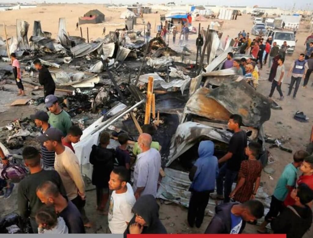 Israeli Attacks Kill 106 Palestinians, Including Civilians Awaiting Aid in Gaza