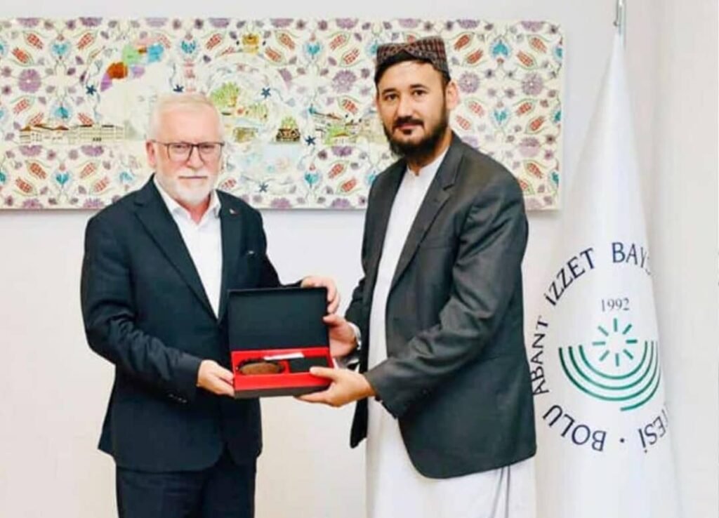 Afghan Cultural Attaché in Turkey Discusses Situation of Afghan Students with Bayburt University President