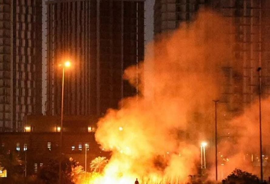 Several Explosions Near the U.S. Embassy in Baghdad