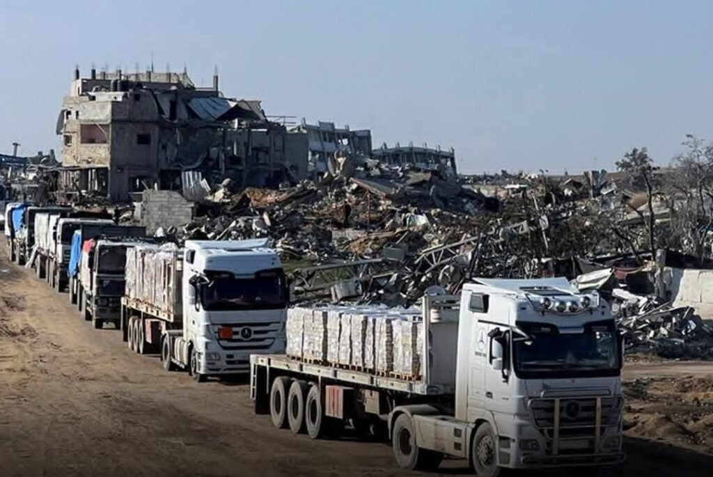 Humanitarian Aid to Gaza Increased by 33 Percent in July
