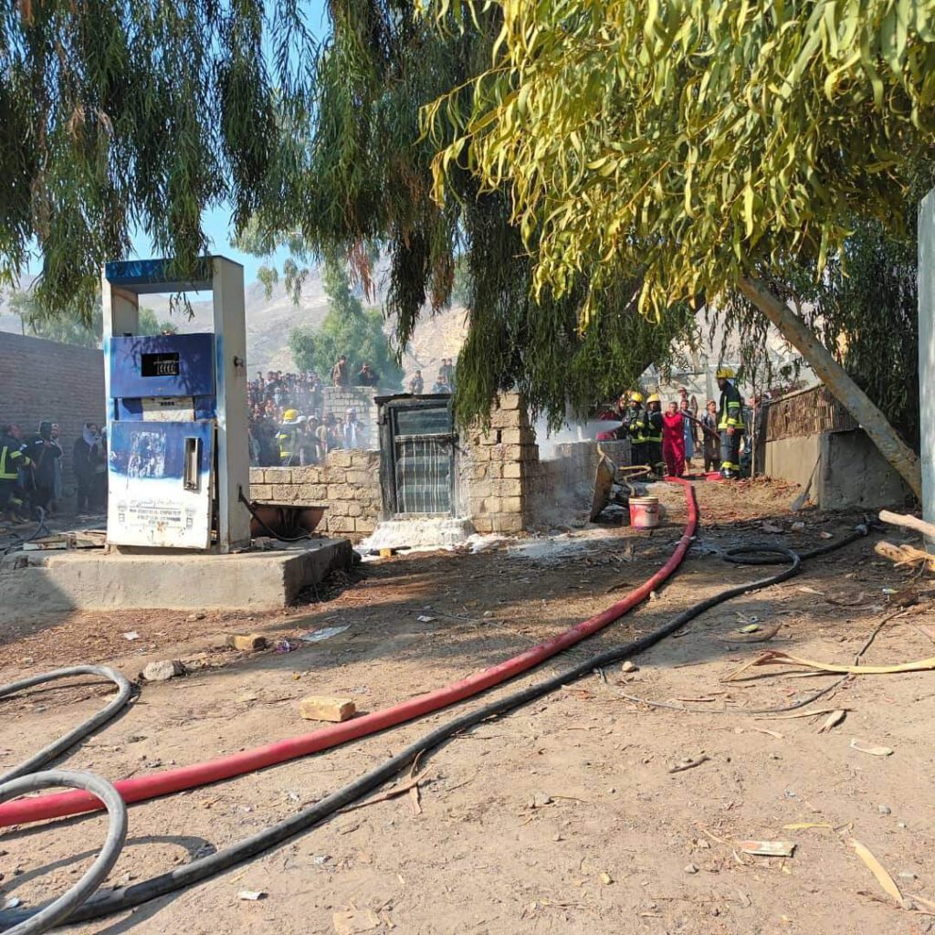 کاپیسا ولایت د تګاب ولسوالۍ په یو تیل پمپ کې د ګازو ډبې چاودنې 17 کسان ټپیان کړي