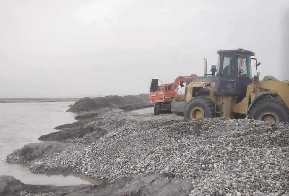 امام صاحب کې د آمو سیند د تخریباتو د مخنیوي لپاره فرعي چینل جوړ شو