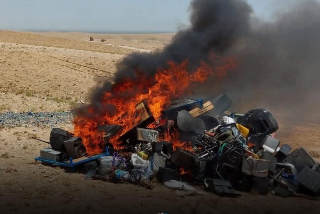 په خوست کې ۸۲۹ «نامشروع» توکي له منځه یوړل شول
