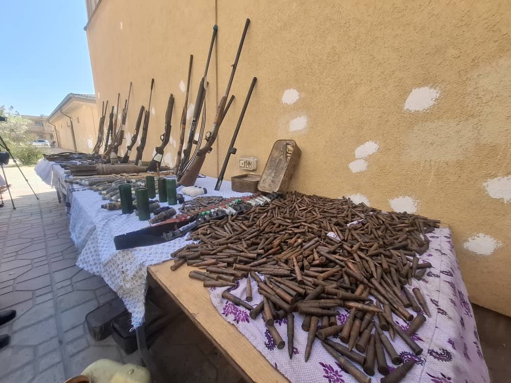 کشف و ضبط دهها میل سلاح در شش ماه گذشته در کندز
