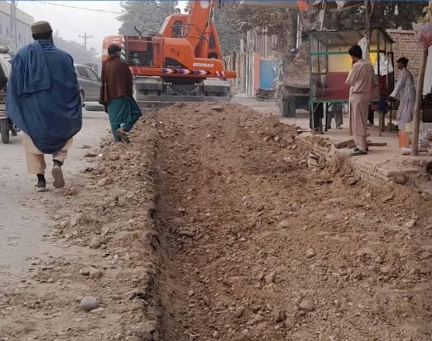 آغاز کار هفت پروژه کانکریتریزی به ارزش بیش از ۱۸ میلیون افغانی در ولسوالی امامصاحب کندز