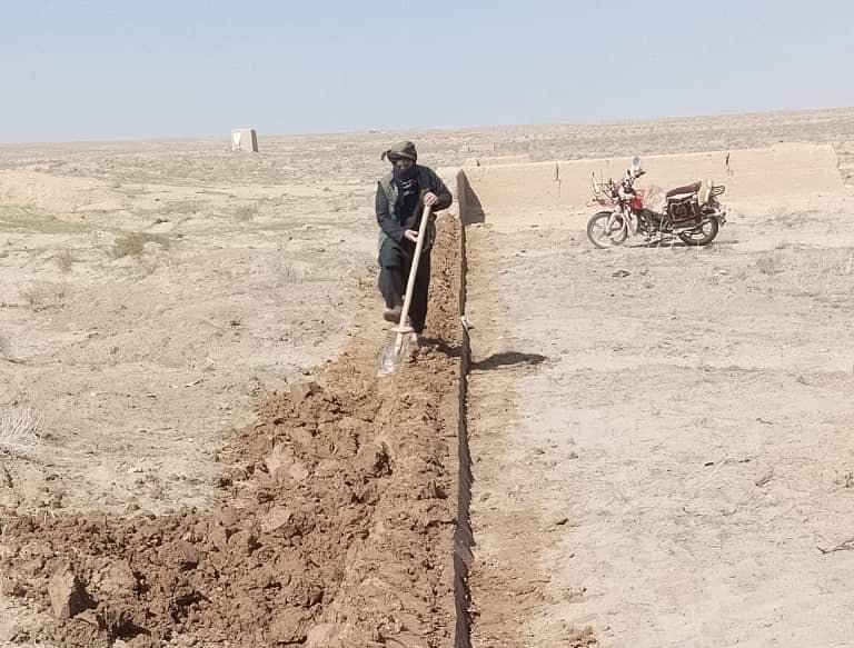 جلوگیری از غصب زمین های امارتی در ولسوالی های چهاردره و علی آباد