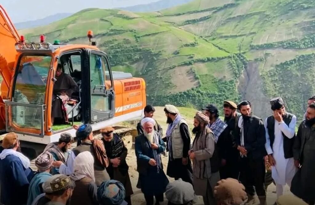 آغاز ساخت سرک ۱۵ کیلومتری در ولسوالی راغستان بدخشان